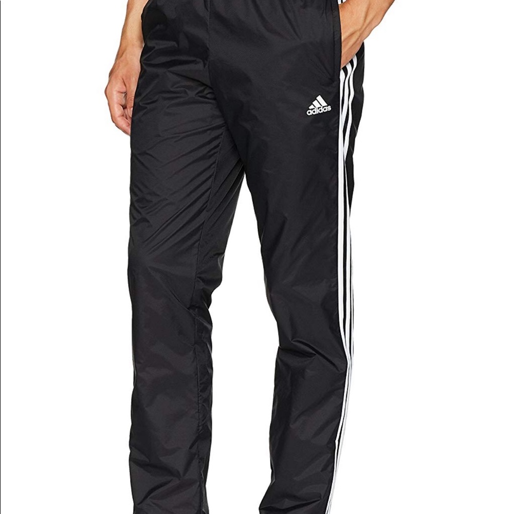 Men’s adidas wind track pants.
